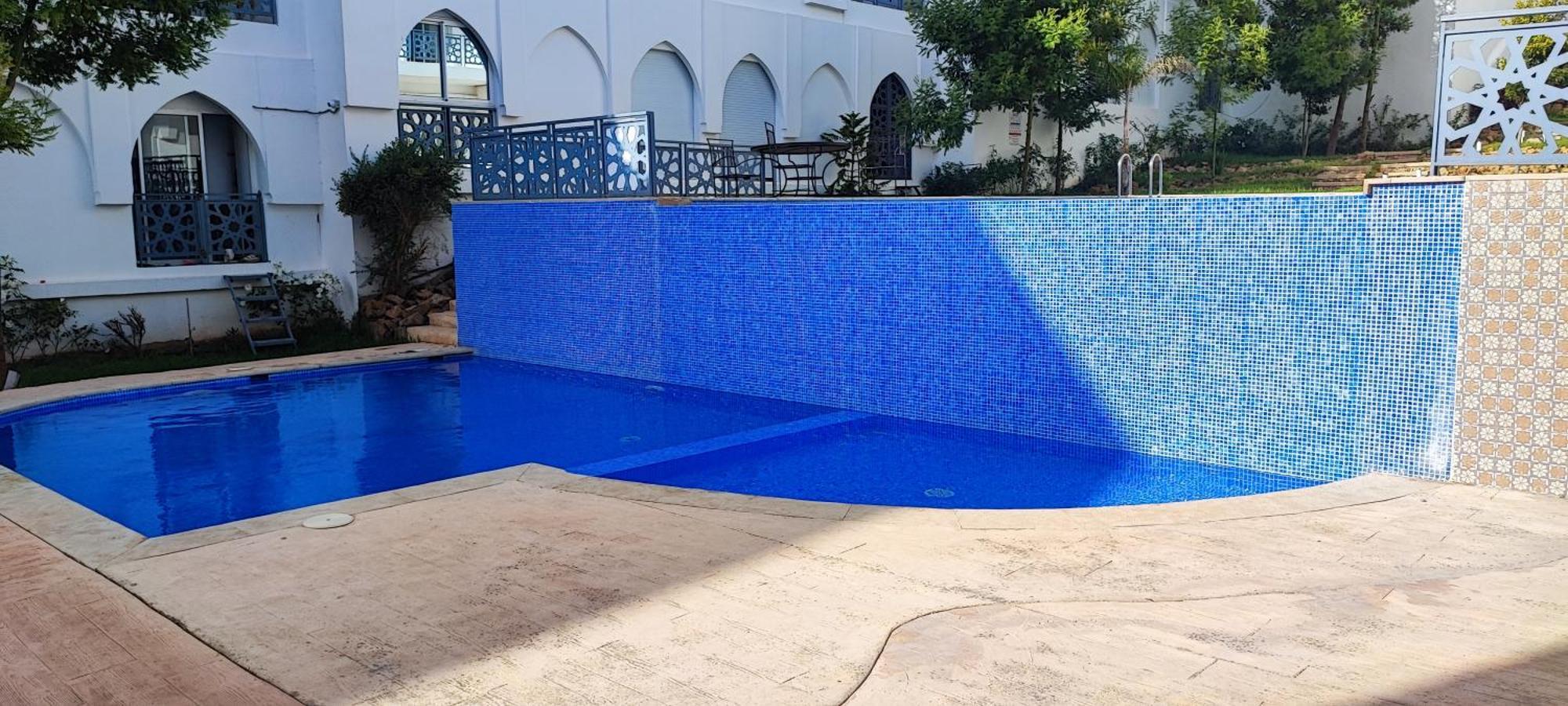 Magnifique Appartement De Standing A Tanger Avec Vue Sur Mer Et Acces Piscine Extérieur photo