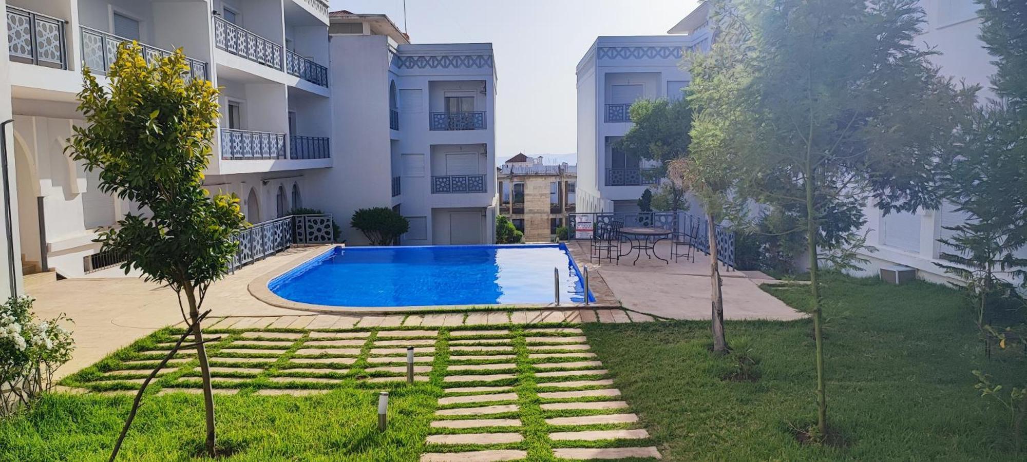 Magnifique Appartement De Standing A Tanger Avec Vue Sur Mer Et Acces Piscine Extérieur photo